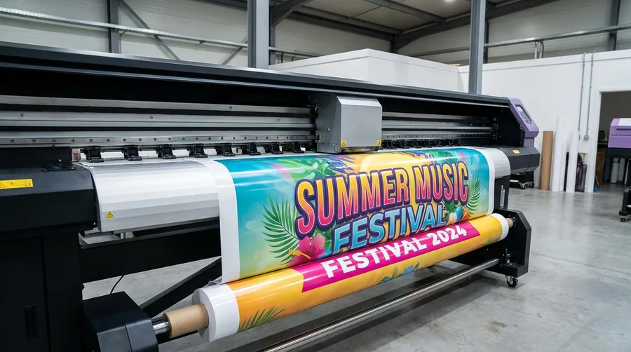 Large format printing by Green Graphic Dubai